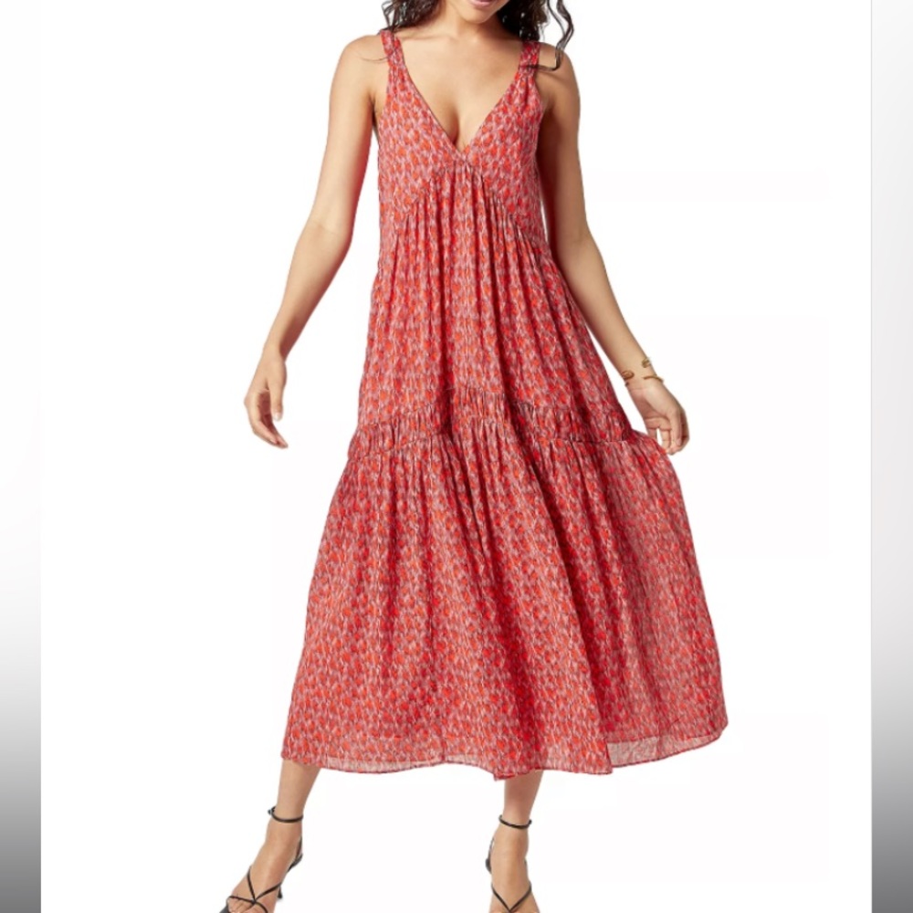 Joie - Bondi Sleeveless Floral Tiered Maxi Dress
